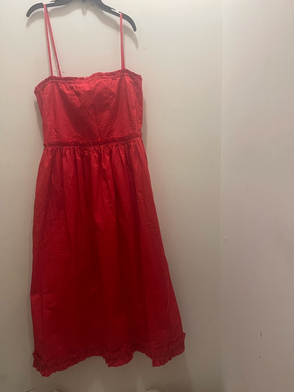 Gianni Soaghetti Strap Midi Dress